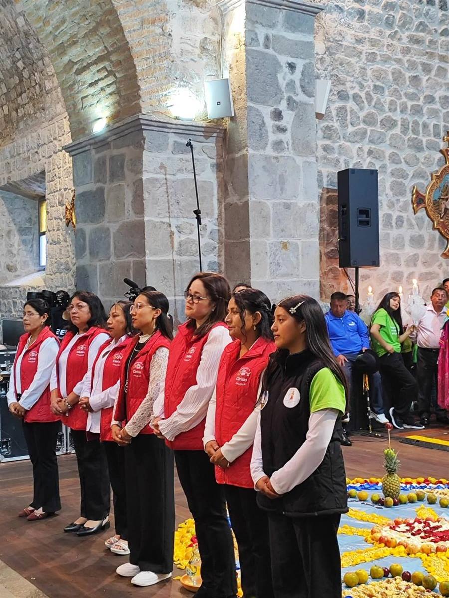 Equipo de Cáritas Pujilí