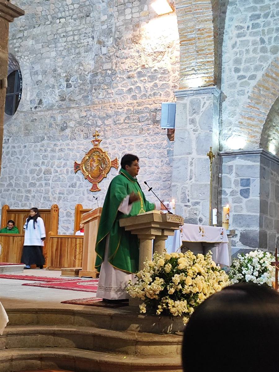 Homilía en el templo